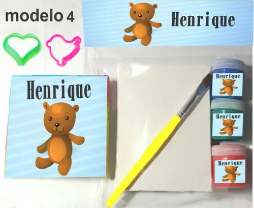 Kit Massinha e Pintura-ursinho