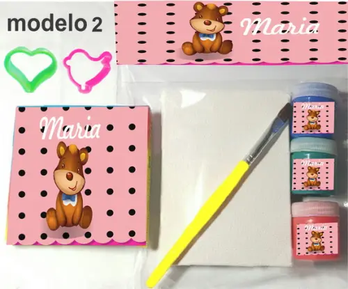 Kit Massinha e Pintura-ursinho