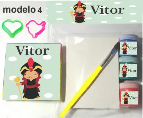Kit Massinha e Pintura-vilões