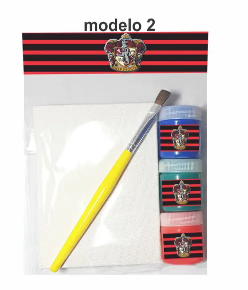 Kit Pintura-brasões Hogwarts
