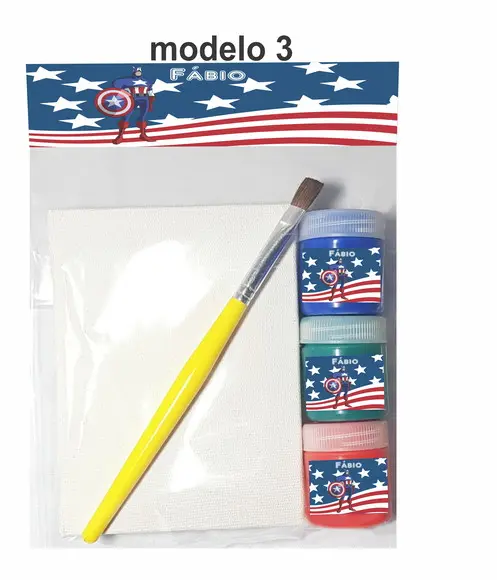 Kit Pintura-capitão America