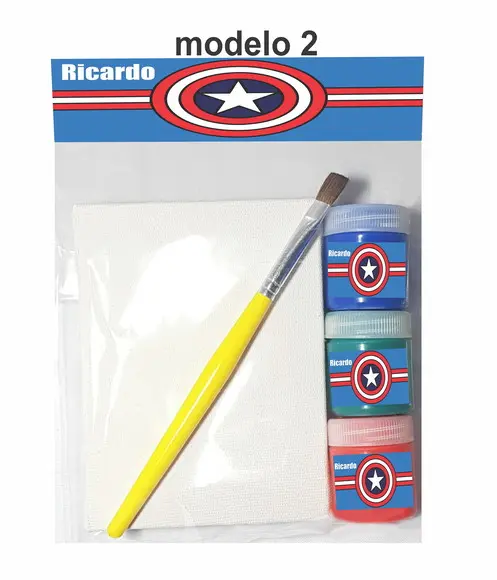 Kit Pintura-capitão America