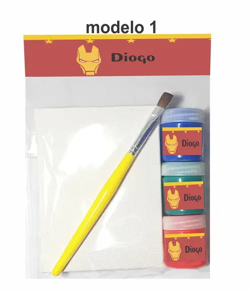Kit Pintura-homem de Ferro