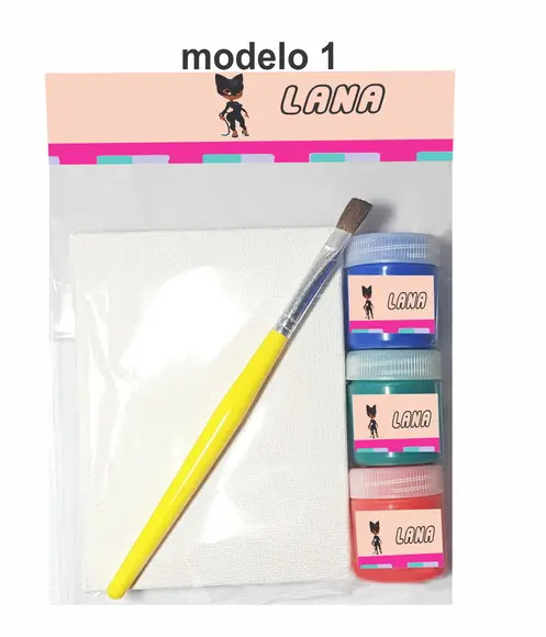 Kit Pintura-mulher Gato