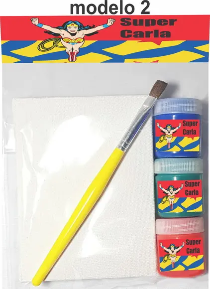 Kit Pintura-mulher Maravilha
