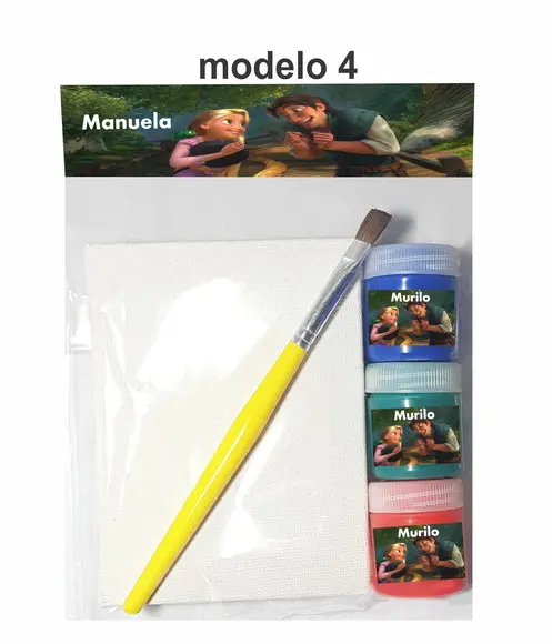 Kit Pintura-rapunzel