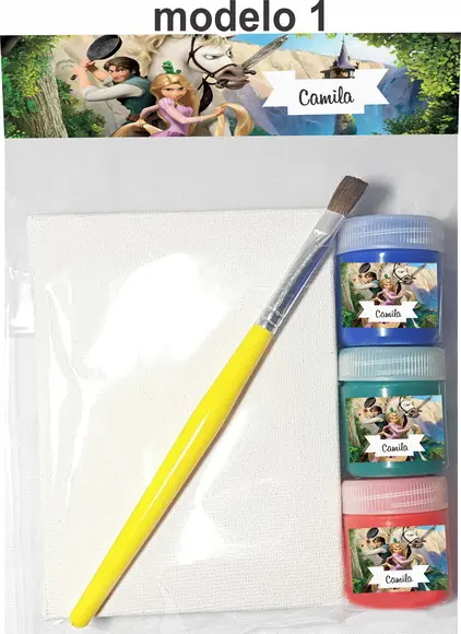 Kit Pintura-rapunzel
