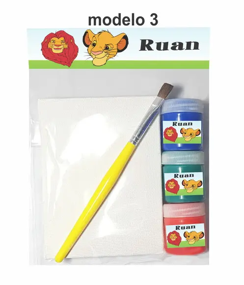 Kit Pintura-rei Leão