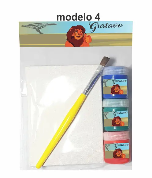 Kit Pintura-rei Leão