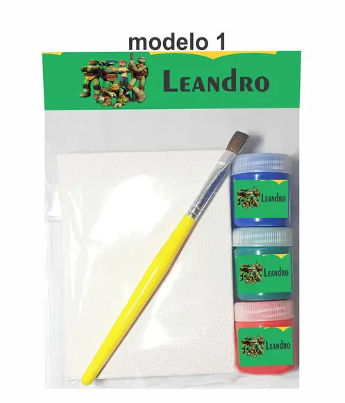 Kit Pintura-tartaruga Ninja