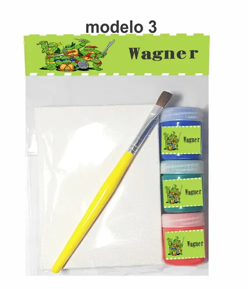 Kit Pintura-tartaruga Ninja