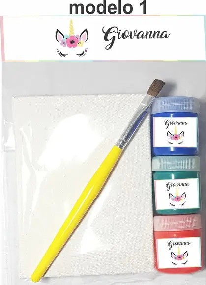 Kit Pintura-unicórnio