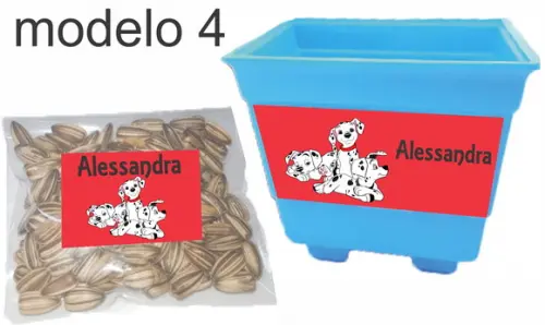 Kit Vaso e Semente-101 Dalmatas