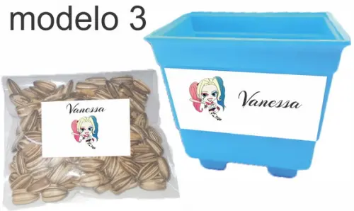 Kit Vaso e Semente-arlequina