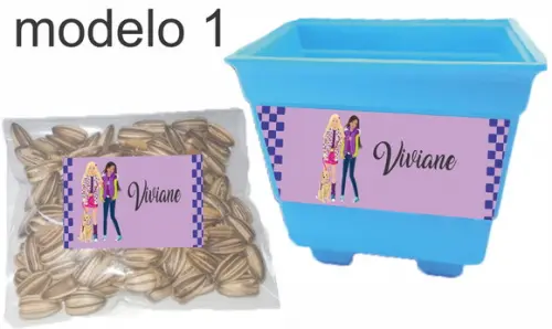 Kit Vaso e Semente-barbie