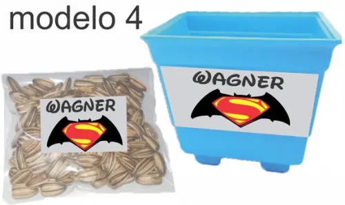 Kit Vaso e Semente-batman