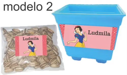 Kit Vaso e Semente-branca de Neve