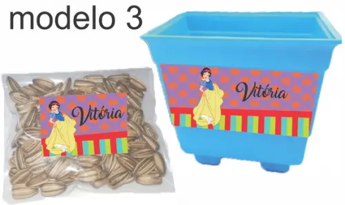 Kit Vaso e Semente-branca de Neve
