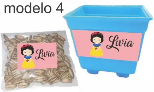 Kit Vaso e Semente-branca de Neve