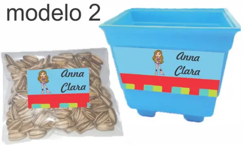 Kit Vaso e Semente-bratz