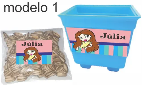 Kit Vaso e Semente-bratz