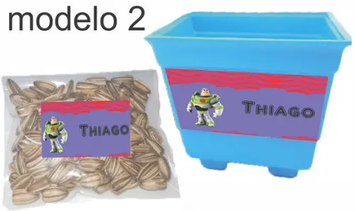 Kit Vaso e Semente-buzz Lightyear
