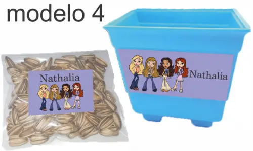 Kit Vaso e Semente-bratz