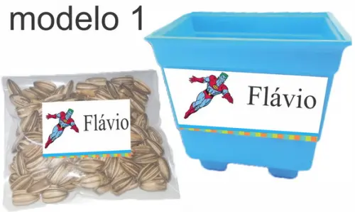 Kit Vaso e Semente-capitão Planeta