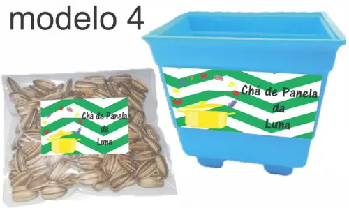 Kit Vaso e Semente-chá de Cozinha/panela