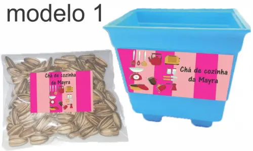 Kit Vaso e Semente-chá de Cozinha/panela