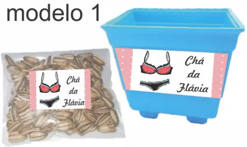 Kit Vaso e Semente-chá de Lingerie#1