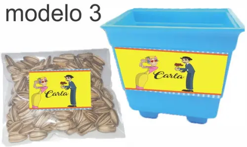 Kit Vaso e Semente-chaves