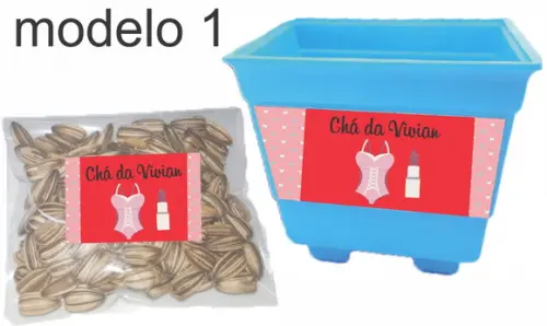 Kit Vaso e Semente-chá de Lingerie#2