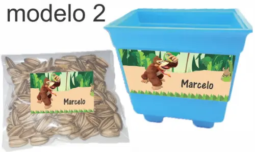 Kit Vaso e Semente-donkey Kong