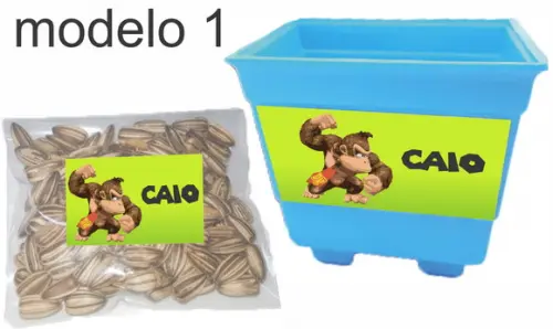 Kit Vaso e Semente-donkey Kong