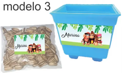 Kit Vaso e Semente-donkey Kong