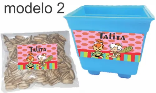 Kit Vaso e Semente-fred Flintstone