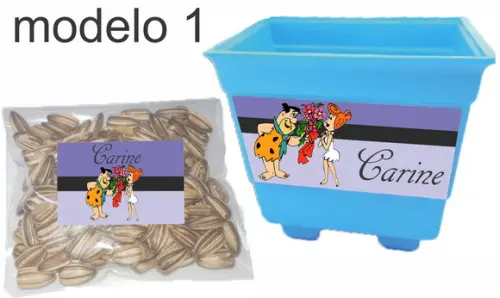 Kit Vaso e Semente-fred Flintstone