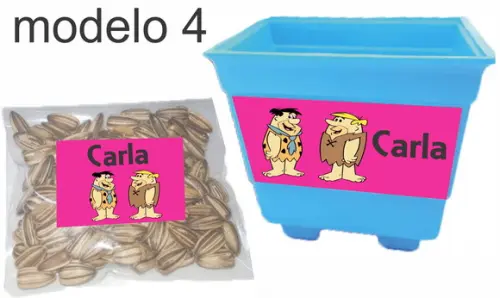Kit Vaso e Semente-fred Flintstone