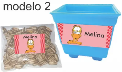 Kit Vaso e Semente-garfield