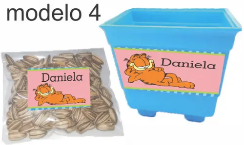 Kit Vaso e Semente-garfield