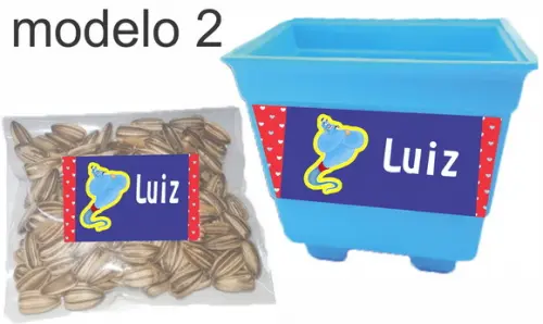 Kit Vaso e Semente-genio