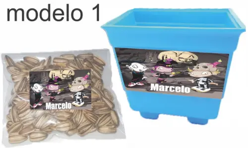 Kit Vaso e Semente-halloween#1
