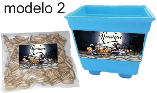 Kit Vaso e Semente-halloween#2