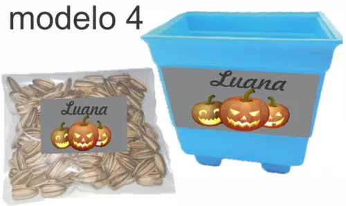 Kit Vaso e Semente-halloween#2