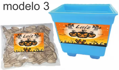 Kit Vaso e Semente-halloween#1