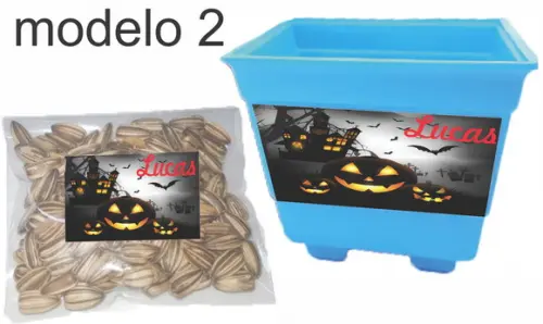 Kit Vaso e Semente-halloween#1
