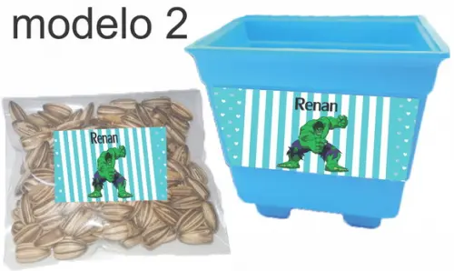 Kit Vaso e Semente-hulk