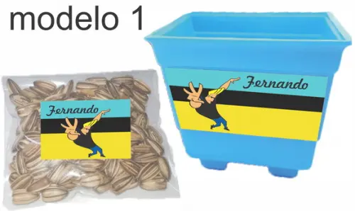Kit Vaso e Semente-johnny Bravo