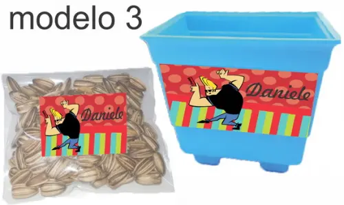 Kit Vaso e Semente-johnny Bravo